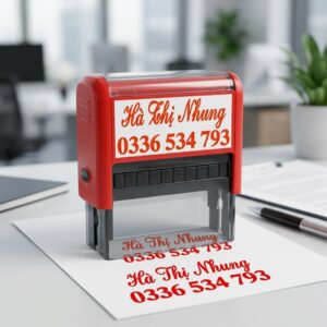 Dịch vụ khắc dấu tên chức danh lấy ngay